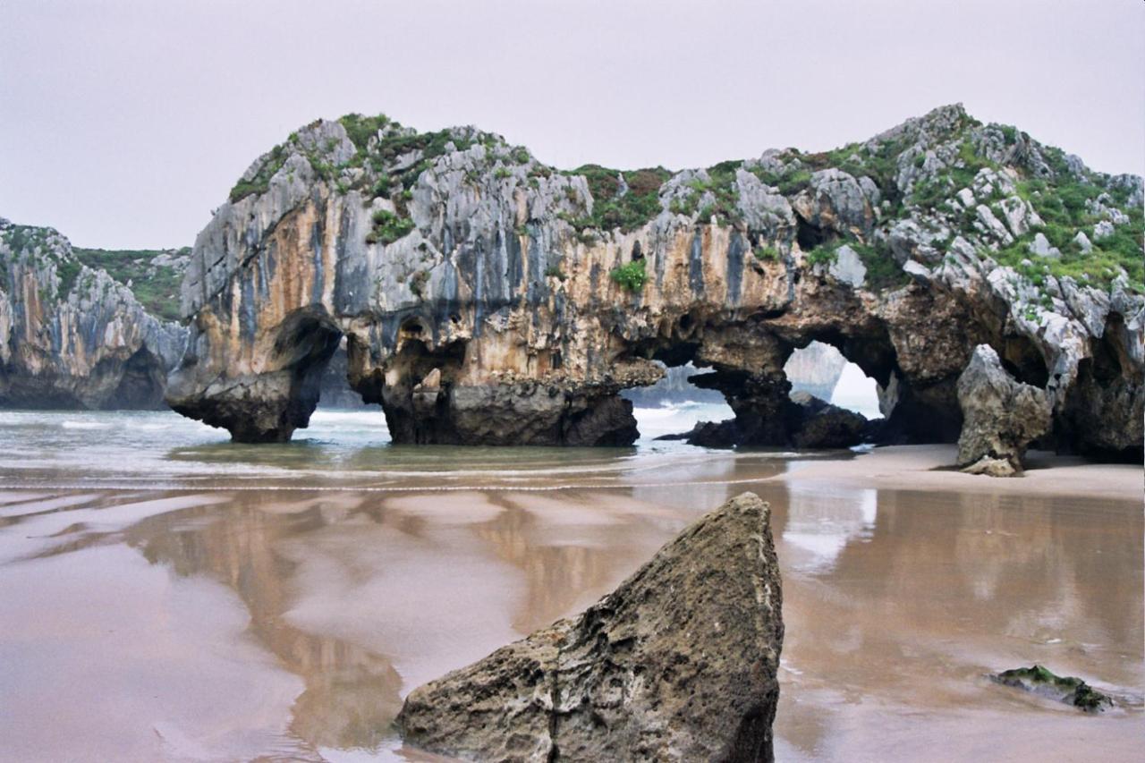 Casa Rural Las Fraguas Llanes, Gulpiyuri, Bufones Exteriör bild