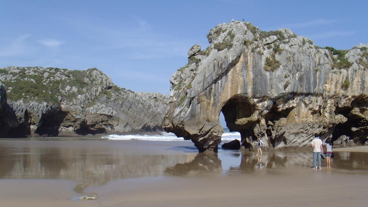 Casa Rural Las Fraguas Llanes, Gulpiyuri, Bufones Exteriör bild