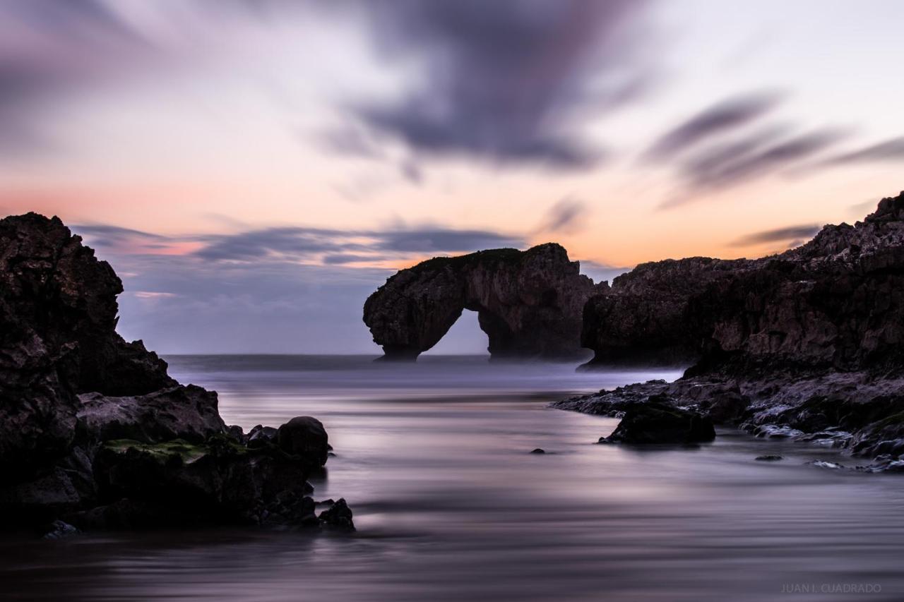 Casa Rural Las Fraguas Llanes, Gulpiyuri, Bufones Exteriör bild