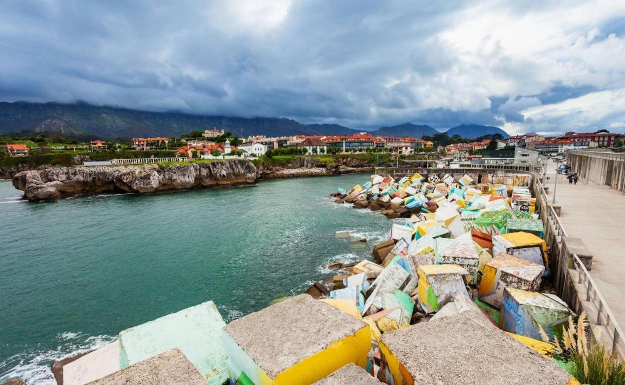 Casa Rural Las Fraguas Llanes, Gulpiyuri, Bufones Exteriör bild
